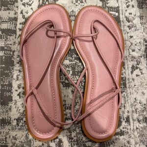 J. Crew Pink Strappy Sandals